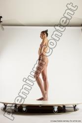 Underwear White Standing poses - ALL Athletic Long Brown Standing poses - simple Multi angles poses Academic